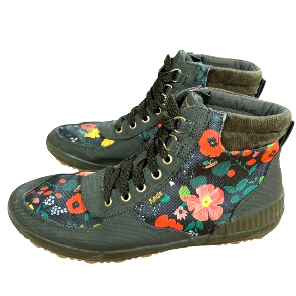 Keds Shoes - Keds x Rifle Paper Co. Scout Boot Botanical Canvas Size 7.5